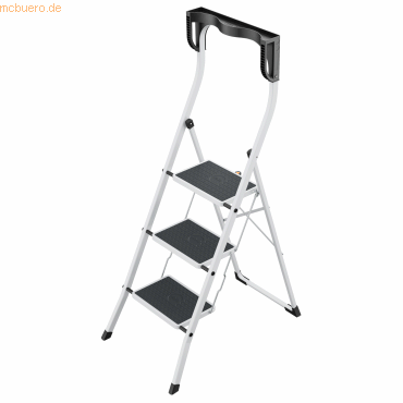 4007126241771 - Klapptritt K75 ComfortLine Stahl Tragfähigkeit 150 kg 3 Stufen Tritthöhe 690 mm 4007126241771 - Klapptritt K75 ComfortLine Stahl Tragfähigkeit 150 kg 3 Stufen Tritthöhe 690 mm