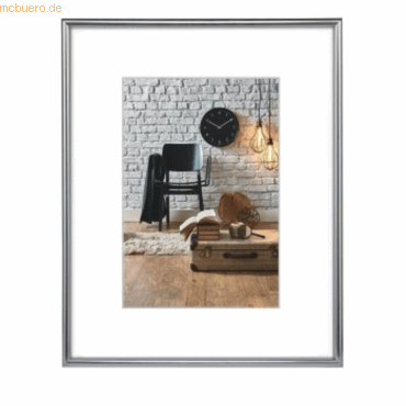 4007249664266 - Bilderrahmen Sevilla silber 13 x 18 cm Glas 4007249664266 Hama 4007249664266 - Bilderrahmen Sevilla silber 13 x 18 cm Glas 4007249664266 Hama