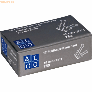 4007735780180 - Foldbackklammer 15mm dunkelgrün VE=12 Stück 4007735780180 - Foldbackklammer 15mm dunkelgrün VE=12 Stück