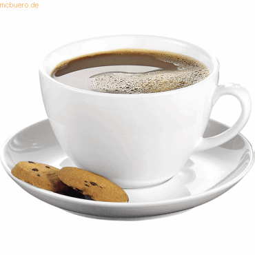 4007796026012 - Cappuccinotassen-Set BISTRO 6 Tassen & Unterassen jeweils 03 l H 71 mm Porzellan weiß 4007796026012 - Cappuccinotassen-Set BISTRO 6 Tassen & Unterassen jeweils 03 l H 71 mm Porzellan weiß