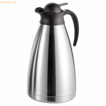 4007796032358 - Isolierkanne ESMEYER Thermoart Kannen Gr 15 l silberfarben (silberfarben schwarz) Isolierkannen Kanne Edelstahl 4007796032358 - Isolierkanne ESMEYER Thermoart Kannen Gr 15 l silberfarben (silberfarben schwarz) Isolierkannen Kanne Edelstahl