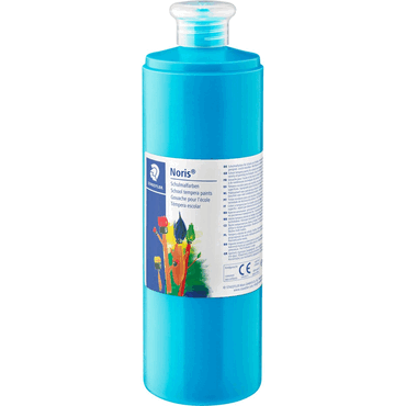 4007817076958 - STAEDTLER Schulmalfarbe Noris 750 ml Flasche cyan dickflüssig mit Wasser verdünnbar leicht mischbar - 1 Stück (8853-32) 4007817076958 - STAEDTLER Schulmalfarbe Noris 750 ml Flasche cyan dickflüssig mit Wasser verdünnbar leicht mischbar - 1 Stück (8853-32)
