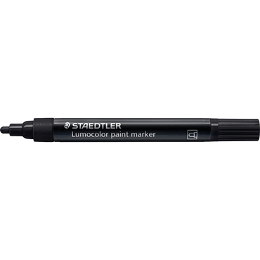 4007817087602 - STAEDTLER Lumocolor Acrylmarker paint marker schwarz Strichstärke ca 24 mm Rundspitze permanente - 1 Stück (349-9) 4007817087602 - STAEDTLER Lumocolor Acrylmarker paint marker schwarz Strichstärke ca 24 mm Rundspitze permanente - 1 Stück (349-9)