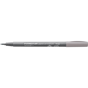 4007817098707 - 10 x Pigment soft brush pen warmgrau hell 4007817098707 - 10 x Pigment soft brush pen warmgrau hell