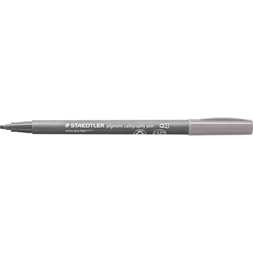 4007817099292 - 10 x Pigment calligraphy pen warmgrau hell