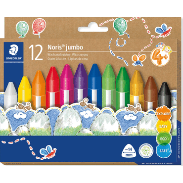 4007817102268 - STAEDTLER Wachsmalkreide Noris jumbo 12er-Set retail