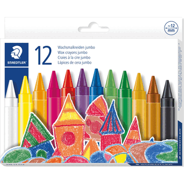 4007817102275 - STAEDTLER Wachsmalkreide Noris jumbo 12er-Set 12mm retail 4007817102275 - STAEDTLER Wachsmalkreide Noris jumbo 12er-Set 12mm retail