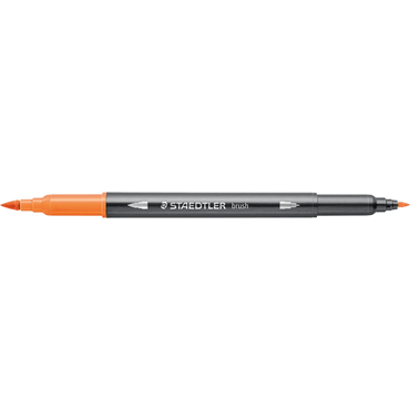 4007817108130 - 10 x Doppelfasermaler wasservermalbar hellorange 4007817108130 - 10 x Doppelfasermaler wasservermalbar hellorange
