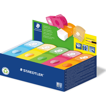 4007817111024 - 10 x Spitzdose mit Radierer (2in1)