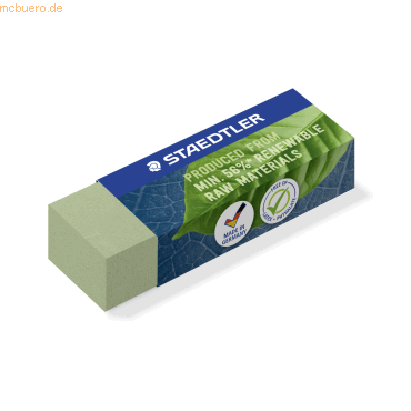 4007817139912 - Radiergummi 526 80-5 aus mind 56% nachwachsenden Rohstoffen mit Schiebemanschette 4007817139912 - Radiergummi 526 80-5 aus mind 56% nachwachsenden Rohstoffen mit Schiebemanschette