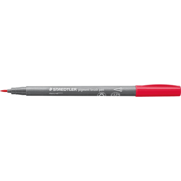 4007817147313 - 10 x Pigment brush pen kirschrot 4007817147313 - 10 x Pigment brush pen kirschrot