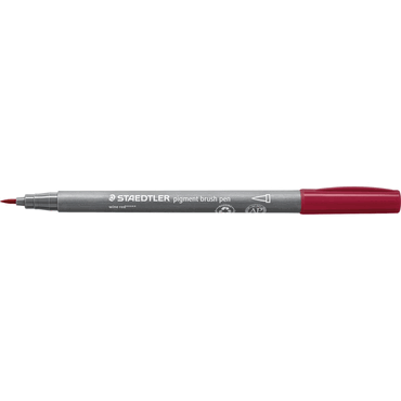 4007817147535 - 10 x Pigment brush pen weinrot 4007817147535 - 10 x Pigment brush pen weinrot