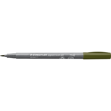 4007817152164 - 10 x Pigment brush pen oliv dunkel 4007817152164 - 10 x Pigment brush pen oliv dunkel
