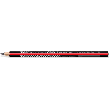 4007817154212 - STAEDTLER Noris Jumbo 1285 Schreiblernstift Bleistift 2B schwarz rot 1 St