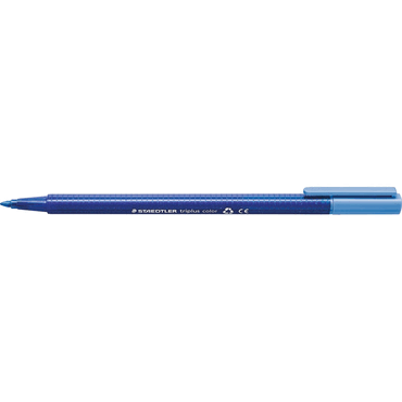 4007817155035 - 10 x Fasermaler triplcol rPP himmelblau 4007817155035 - 10 x Fasermaler triplcol rPP himmelblau