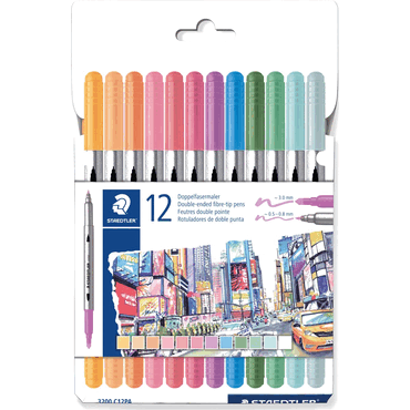 4007817169001 - 10 x Doppelfasermaler pastell 12 Stück 4007817169001 - 10 x Doppelfasermaler pastell 12 Stück