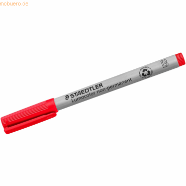 4007817304181 - Folienstift 312 B rot 10-25 mm non-permanent 4007817304181 Staedtler (Lumocolor)