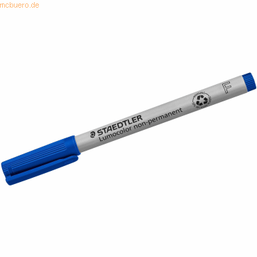 Staedtler Folienschreiber Lumocolor F nonpermanent blau