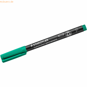 Staedtler Folienschreiber Lumocolor F permanent grün