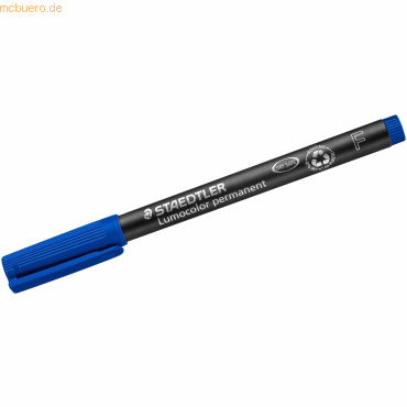 Staedtler Folienschreiber Lumocolor F permanent blau