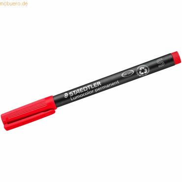 Staedtler Folienschreiber Lumocolor S permanent rot