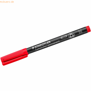 Staedtler Folienschreiber Lumocolor M permanent rot