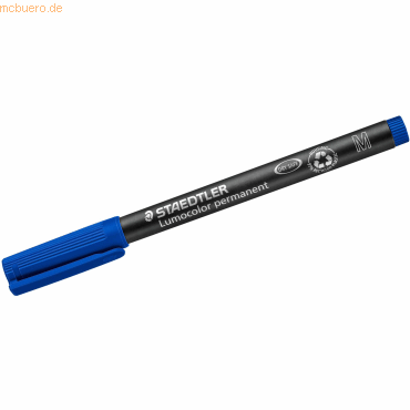 Staedtler Folienschreiber Lumocolor M permanent blau