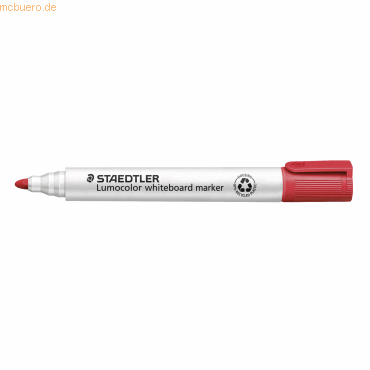 4007817328774 - STAEDTLER Lumocolor Whiteboard-Marker 351 rot Strichstärke 20 mm Rundspitze nachfüllbar DRY SAFE (351-2) 4007817328774 - STAEDTLER Lumocolor Whiteboard-Marker 351 rot Strichstärke 20 mm Rundspitze nachfüllbar DRY SAFE (351-2)