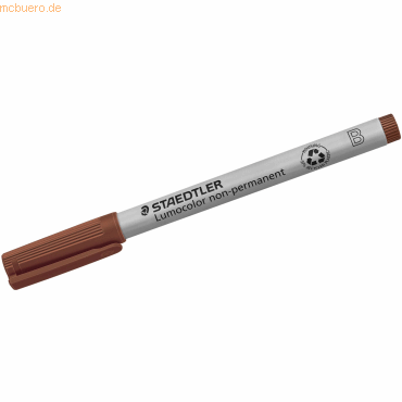 4007817331590 - Folienstift B braun 10-25 mm non-permanent 4007817331590 Staedtler (Lumocolor)