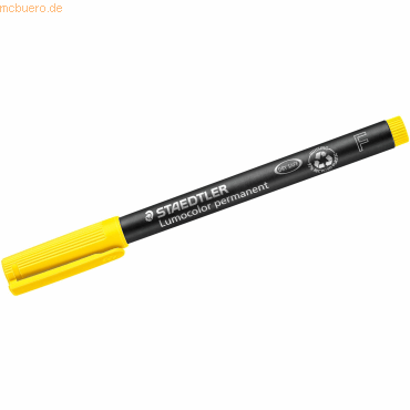 4007817332238 - Folienstift 318 F gelb 06 mm permanent 4007817332238 Staedtler (Lumocolor)