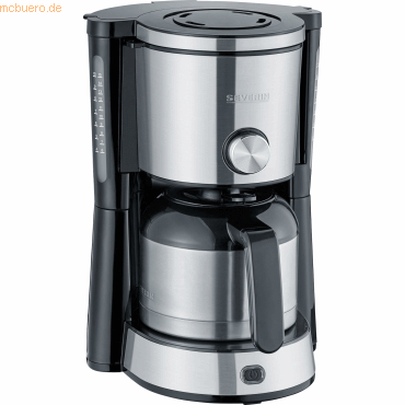 4008146028854 - SEVERIN Kaffeemaschine TypeSwitch Edelstahl gebürstet Filterkaffeemaschine mit herausnehmbarem Filtereinsatz 1 Stück 4008146028854 - SEVERIN Kaffeemaschine TypeSwitch Edelstahl gebürstet Filterkaffeemaschine mit herausnehmbarem Filtereinsatz 1 Stück