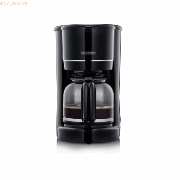 4008146042485 - SEVERIN Filterkaffeemaschine KA 4320 10 Tassen 125 l 900 W Tropf‑Stopp Warmhaltefunktion Abschaltautomatik B 250 x H 325 x T 200 mm Schwarz