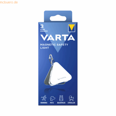 4008496121373 - Magnetic Safety Light LED Sicherheitslicht weiß 25 Lumen 4008496121373 Varta 4008496121373 - Magnetic Safety Light LED Sicherheitslicht weiß 25 Lumen 4008496121373 Varta