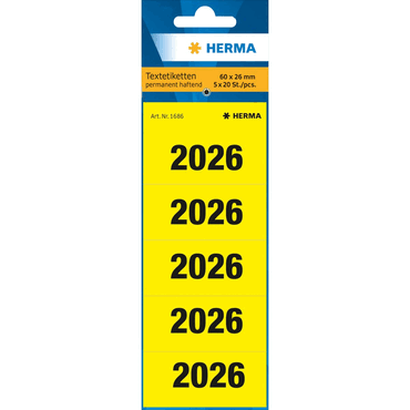 4008705016865 - Jahreszahlen 1686 gelb 4008705016865 100 Stück 4008705016865 - Jahreszahlen 1686 gelb 4008705016865 100 Stück