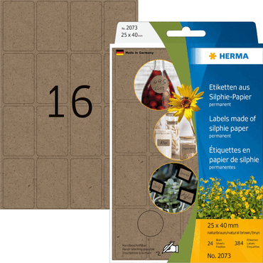 4008705020732 - HERMA Etikett 25x40mm Vielzweck Silphie-Papier 384 Etiketten 4008705020732 - HERMA Etikett 25x40mm Vielzweck Silphie-Papier 384 Etiketten