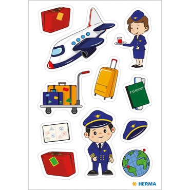 4008705154871 - 10 x HERMA Schmucketikett DECOR Pilot