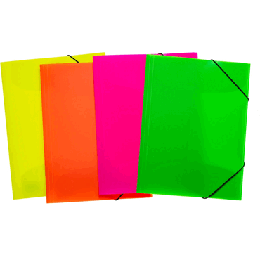 4008705195966 - HERMA Sammelmappe A4 PP Neon 12 Stück sortiert