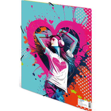 4008705196598 - HERMA Sammelmappen A4 Karton Music Girl 4008705196598 - HERMA Sammelmappen A4 Karton Music Girl