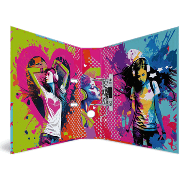 4008705201025 - Ordner A4 70mm Music Girl 4008705201025 Herma