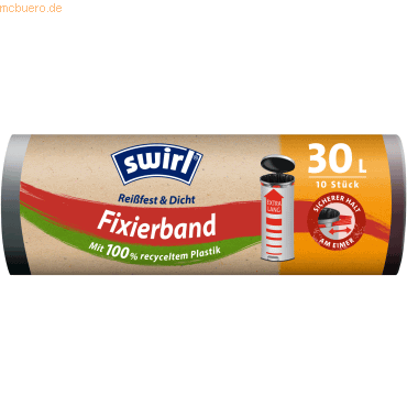 4008871215970 - Fixierband-Müllbeutel xl 30 l Reißfest & Dicht Müllsäcke & Müllsackständer - Swirl 4008871215970 - Fixierband-Müllbeutel xl 30 l Reißfest & Dicht Müllsäcke & Müllsackständer - Swirl