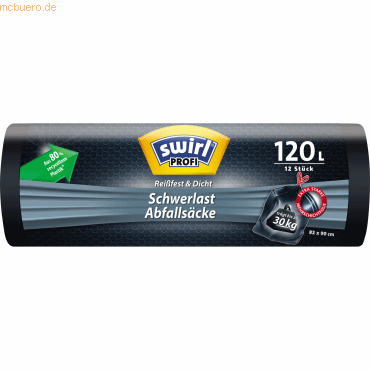 4008871216014 - Müllsäcke 215775 Profi Reißfest & Dicht Schwerlast schwarz 120 Liter mit Zugband extrastark 4008871216014 12 Stück 4008871216014 - Müllsäcke 215775 Profi Reißfest & Dicht Schwerlast schwarz 120 Liter mit Zugband extrastark 4008871216014 12 Stück