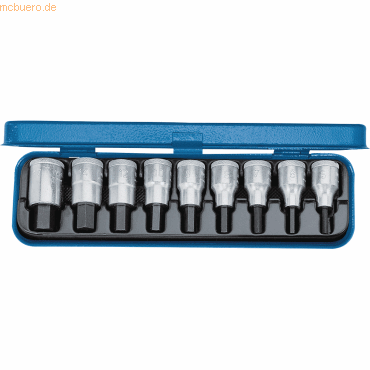 4010886615621 - Steckschlüsselsatz in 19 pm 9-teilig 1 2 ″ 5 - 17 mm für Innen-6-kant - Gedore 4010886615621 - Steckschlüsselsatz in 19 pm 9-teilig 1 2 ″ 5 - 17 mm für Innen-6-kant - Gedore