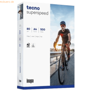 4011211074915 - Kopierpapier superspeed 2100011539 A4 80g weiß 4011211074915 500 Blatt 4011211074915 - Kopierpapier superspeed 2100011539 A4 80g weiß 4011211074915 500 Blatt