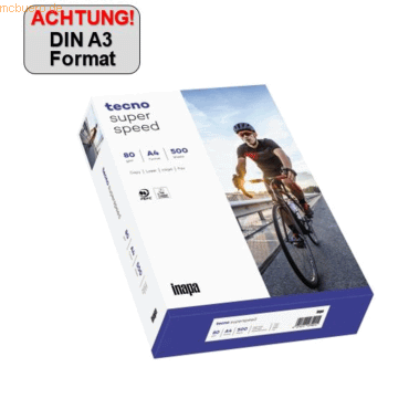 4011211074946 - Kopierpapier Super Speed 526808019002 A3 80g weiß 4011211074946 500 Blatt 4011211074946 - Kopierpapier Super Speed 526808019002 A3 80g weiß 4011211074946 500 Blatt