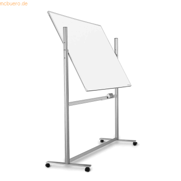 4013695003566 - Stativdrehtafel-Whiteboard Design ferroscript 1242315 150x180x65cm (BxHxT) emailliert Aluminiumrahmen 4013695003566 Magnetop