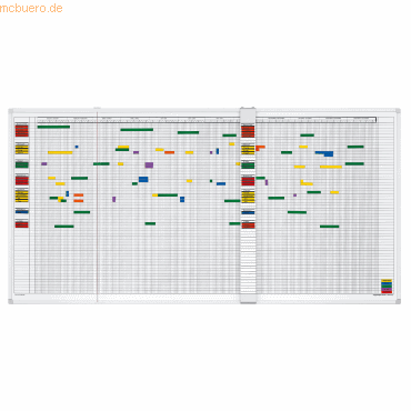 4013695012285 - Magnetoplan Personalplaner 3703255 5Tage Woche für 30 Mitarbeiter