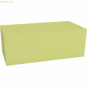 4013695014241 - Moderationskarte 20 x 10 cm (B x H) 120g m² Offsetpapier gelb 4013695014241 magnetoplan 500 Stück