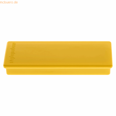 4013695025551 - Haftmagnete 1665102 eckig 22x55mm (BxL) gelb 1300g Haftkraft 4013695025551 magnetoplan 10 Stück 4013695025551 - Haftmagnete 1665102 eckig 22x55mm (BxL) gelb 1300g Haftkraft 4013695025551 magnetoplan 10 Stück