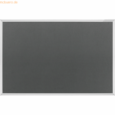 4013695026152 - Pinnwand 1490001 90x60cm Textil Aluminiumrahmen grau 4013695026152 Magnetoplan