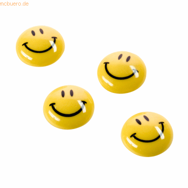 4013695028446 - Magnet ® Smiley 20mm 004kg Ferrit gelb 8 St Pack Durchmesser 20 mm - Magnetoplan 4013695028446 - Magnet ® Smiley 20mm 004kg Ferrit gelb 8 St Pack Durchmesser 20 mm - Magnetoplan